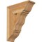 Ekena Millwork Funston Traditional Rough Sawn Bracket, Western Red Cedar, 6"W x 18"D x 22"H BKT06X18X22FST01RWR - alternate 1